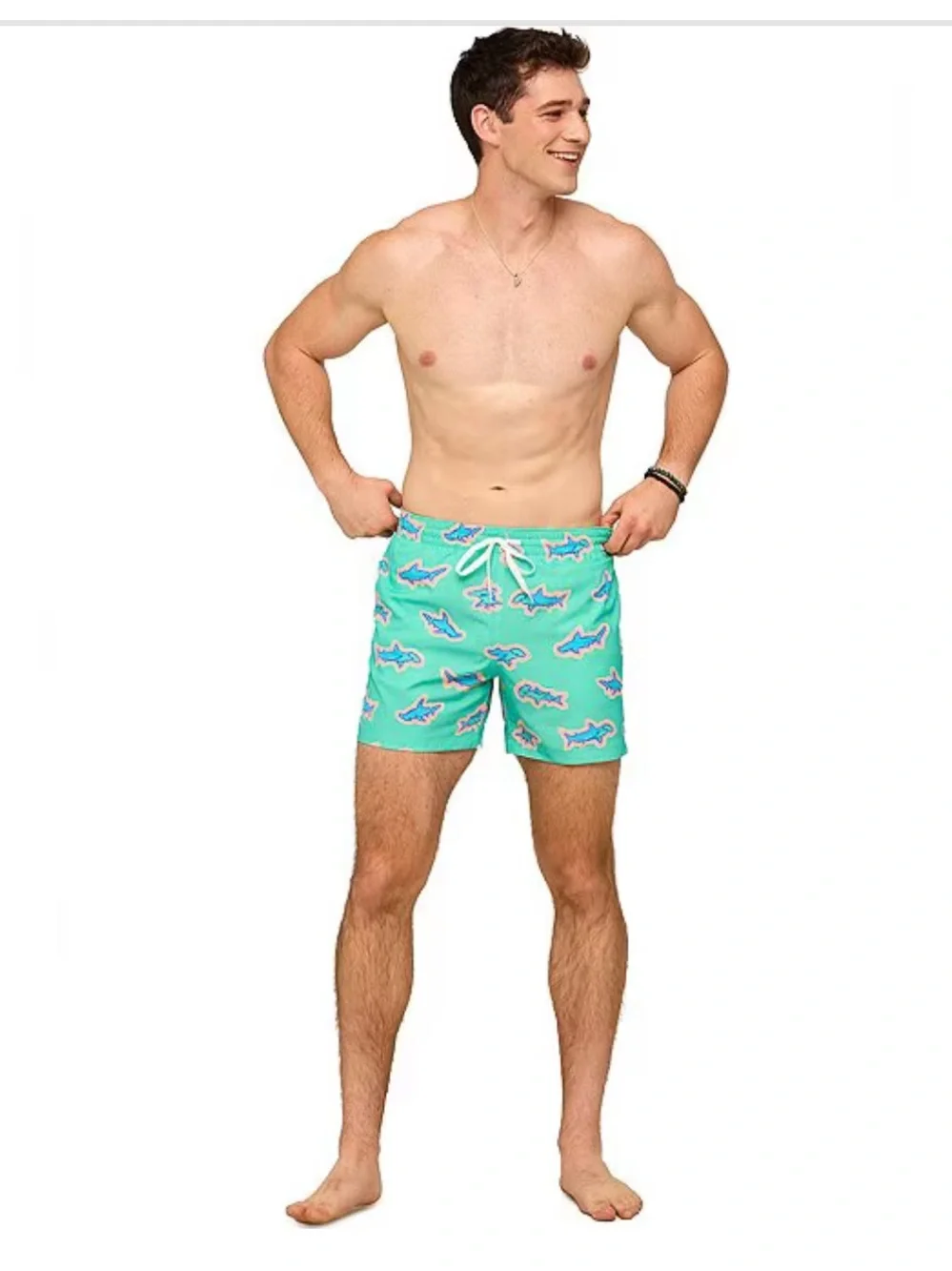 Chubbies Apex Apex Swimmers (missing liner and size tag) Men’s XS Teal Sharks